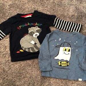 Set of two boys shirts, size 18-24 months